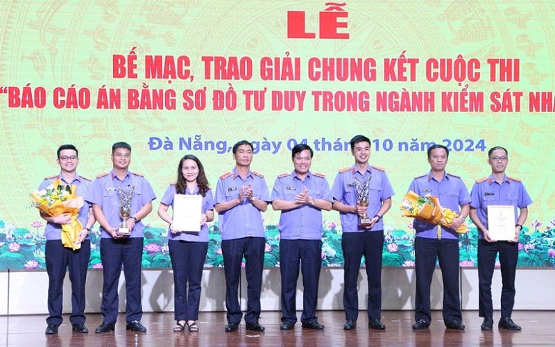 Trao giải Cuộc thi 'Báo cáo án bằng sơ đồ tư duy trong ngành Kiểm sát nhân dân' năm 2024