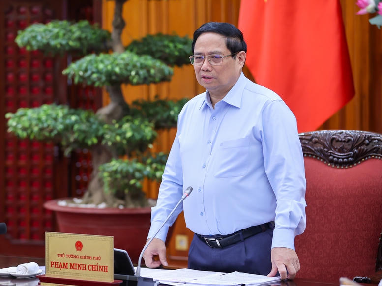 Thủ tướng Phạm Minh Chính chủ trì cuộc họp về dự án đường sắt tốc độ cao trục Bắc-Nam