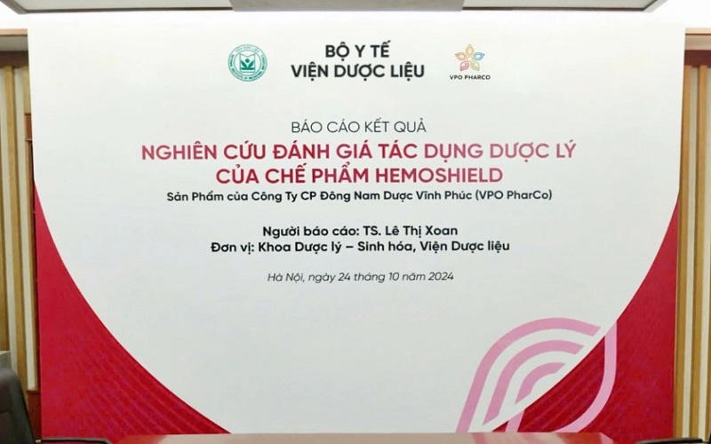 Bộ Y Tế công nhận sản phẩm chăm sóc sức khỏe HemoShield có tác dụng tích cực trong hỗ trợ điều trị sốt xuất huyết