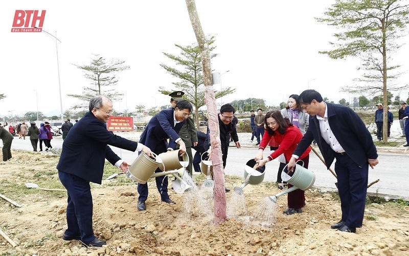 Hàng loạt tỉnh, thành trên cả nước tổ chức lễ phát động “Tết trồng cây đời đời nhớ ơn Bác Hồ”