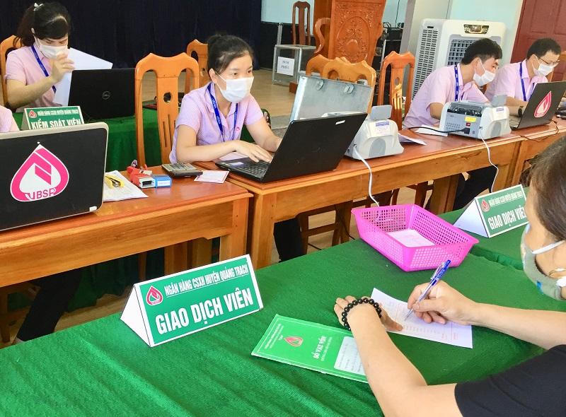 Ngân hàng Chính sách xã hội huyện Quảng Trạch dư nợ đạt hơn 500 tỷ đồng