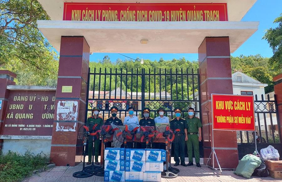 VPĐD Báo Pháp luật Việt Nam Khu vực Bình Trị Thiên hợp sức với lực lượng tuyến đầu chống dịch COVID-19 