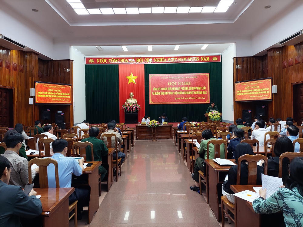 Quảng Bình: Triển khai công tác phổ biến giáo dục pháp luật có trọng tâm, trọng điểm