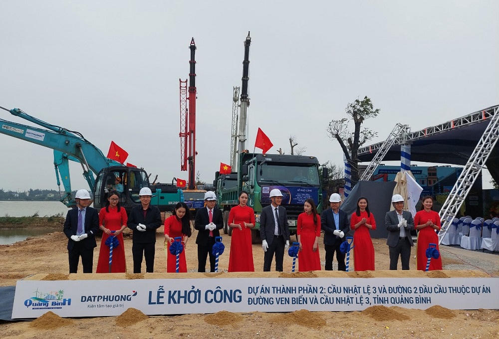 Chủ tịch Quốc hội Vương Đình Huệ dự Lễ khởi công 3 dự án trọng điểm tại Quảng Bình