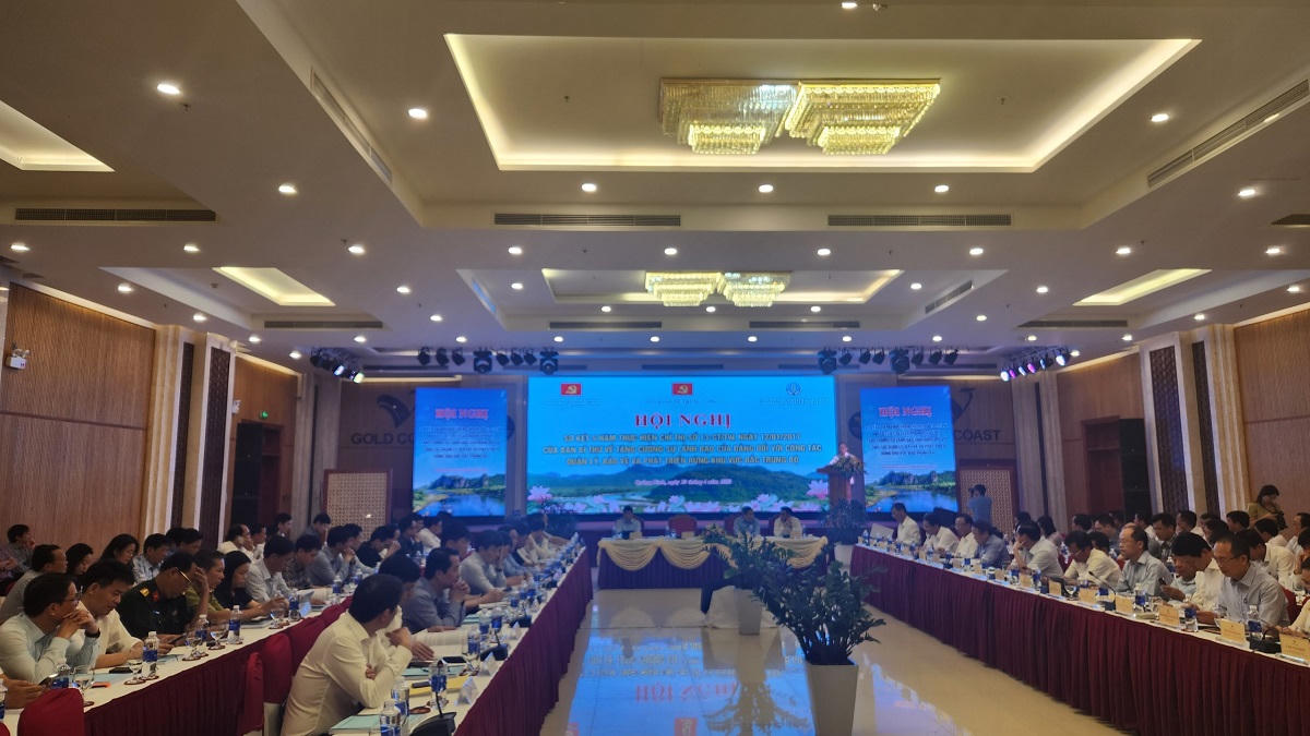 Hội nghị sơ kết 5 năm thực hiện Chỉ thị số 13-CT/TW khu vực 6 tỉnh Bắc Trung Bộ 