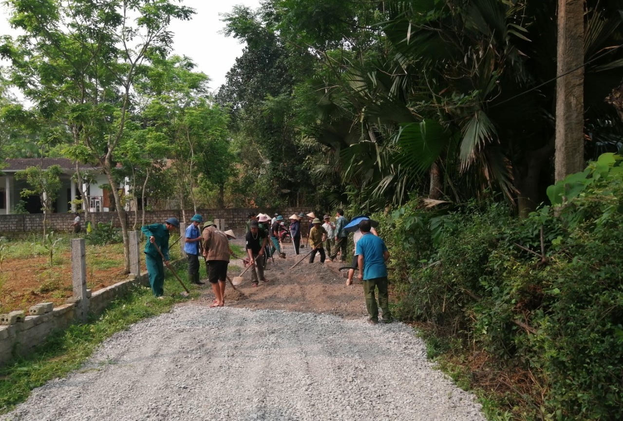 Xã Thạch Hóa (Quảng Bình) tập trung nguồn lực xây dựng xã đạt chuẩn nông thôn mới