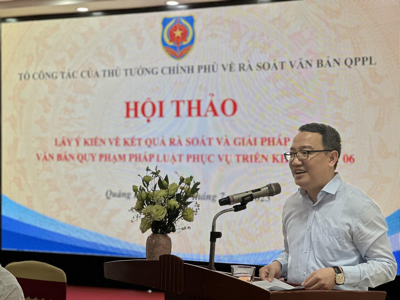 Bộ Tư pháp tổ chức hội thảo lấy ý kiến triển khai Đề án 06 tại Quảng Bình