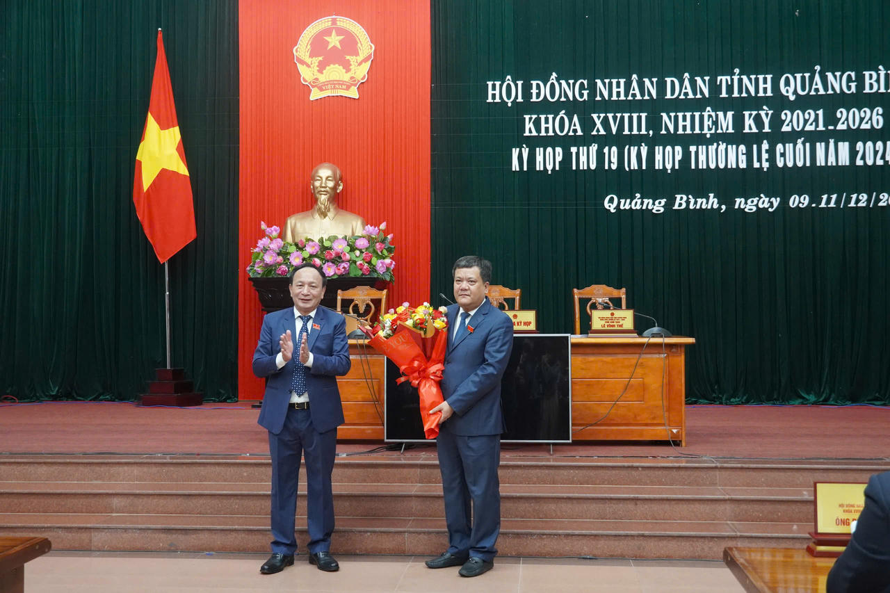 Quảng Bình có tân Chủ tịch UBND tỉnh 