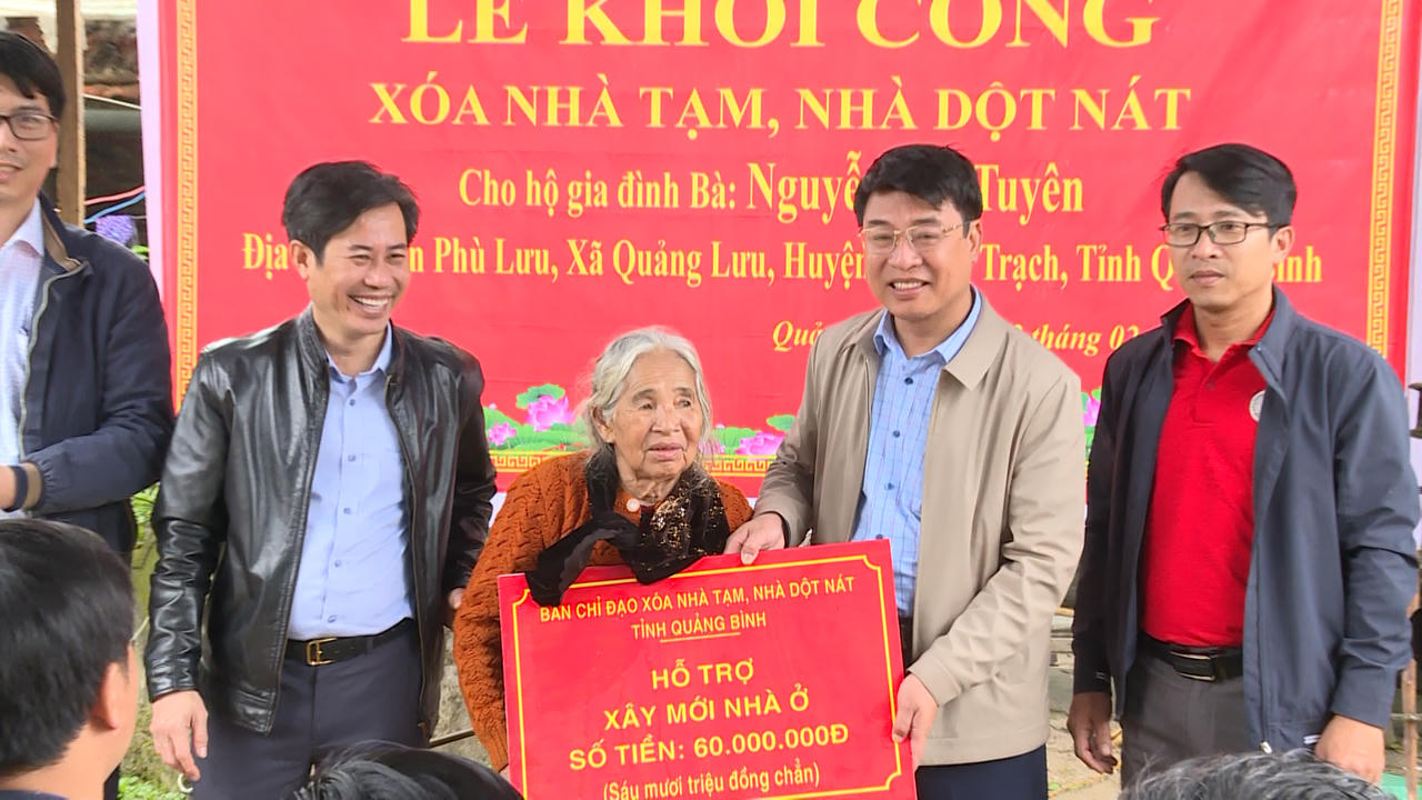 Chung tay góp sức xóa nhà tạm, nhà dột nát trên địa bàn Quảng Bình