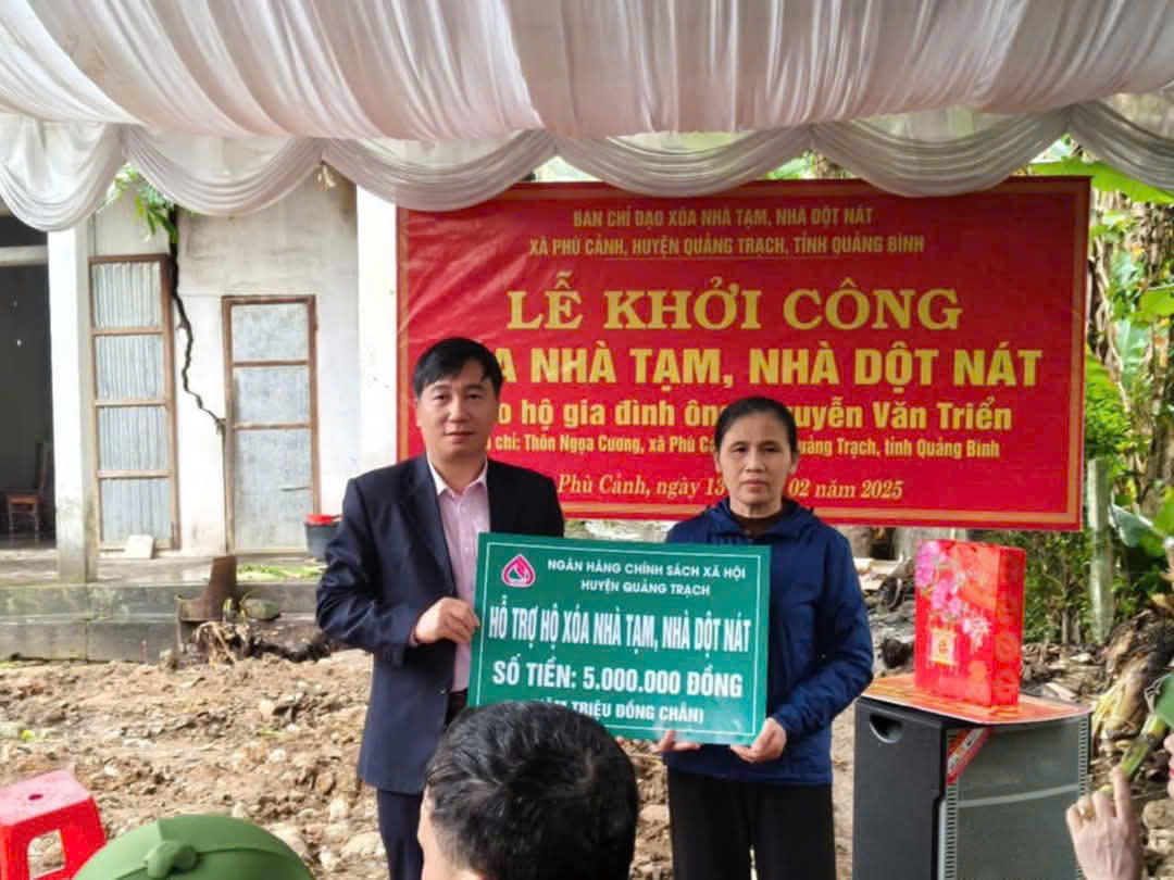 Chung tay góp sức xóa nhà tạm, nhà dột nát trên địa bàn Quảng Bình