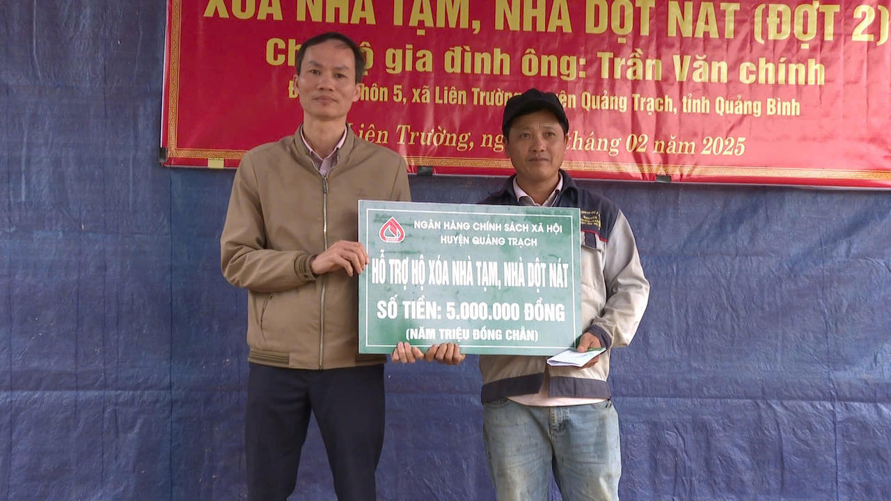 Chung tay góp sức xóa nhà tạm, nhà dột nát trên địa bàn Quảng Bình