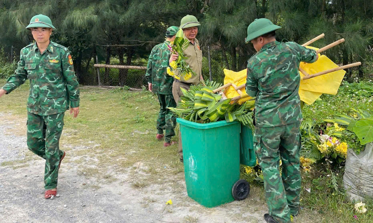 Tô đẹp thêm hình ảnh Bộ đội Cụ Hồ trong thứ Bảy tình nguyện