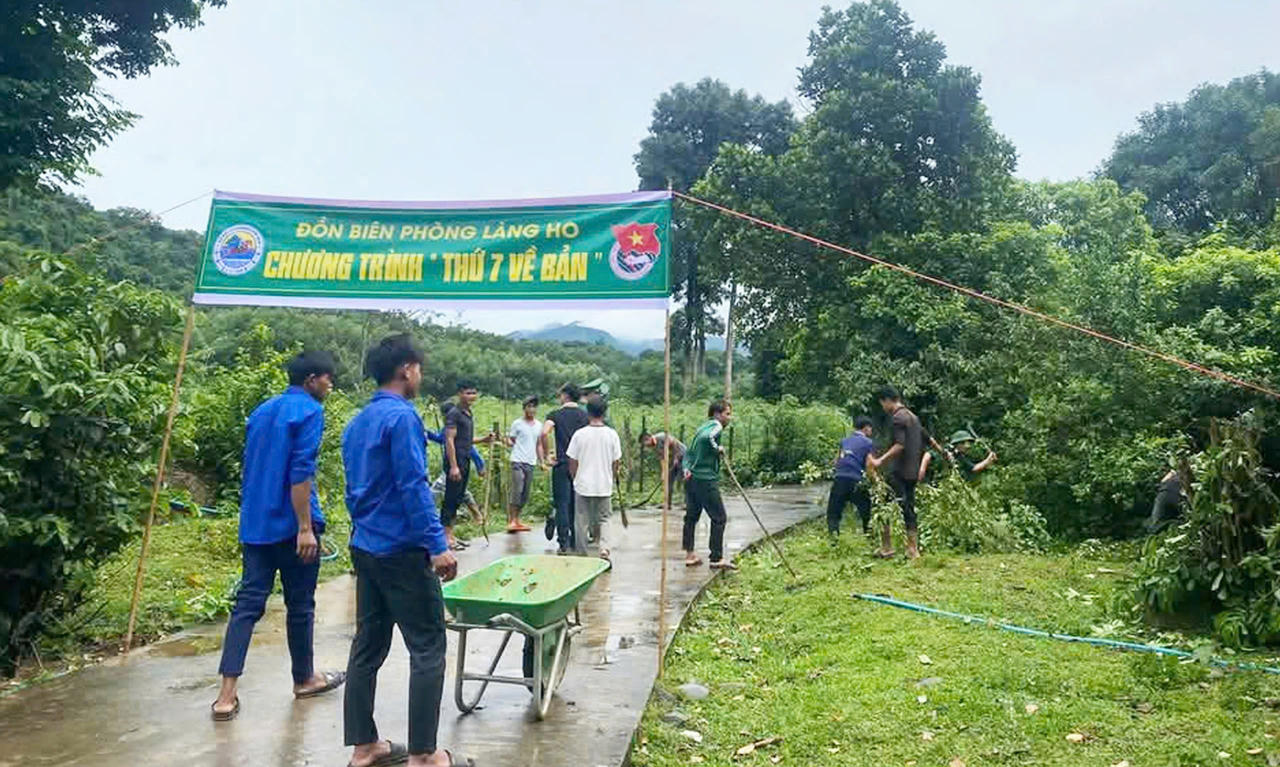 Tô đẹp thêm hình ảnh Bộ đội Cụ Hồ trong thứ Bảy tình nguyện