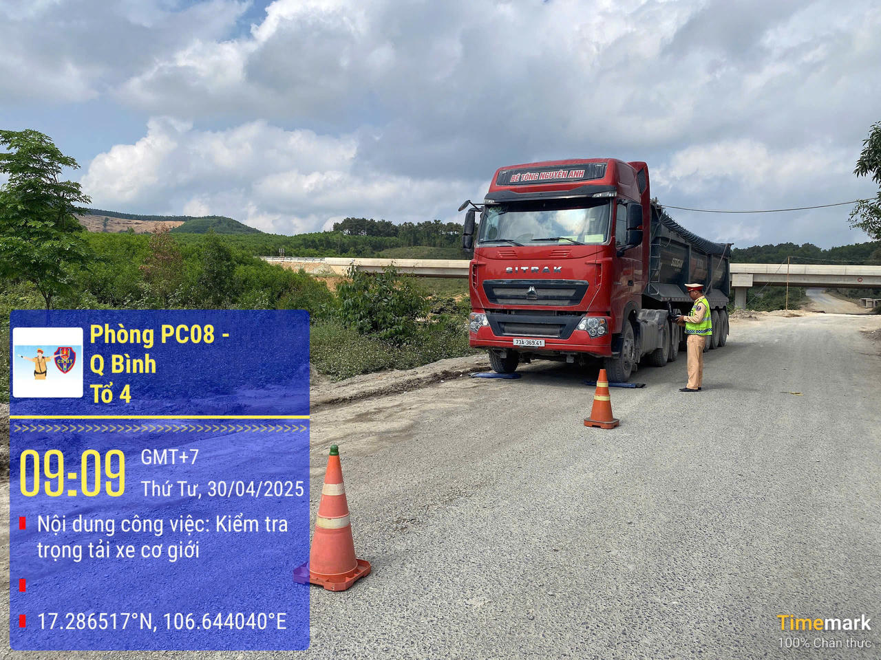 Xử lý tài xế ‘canh giờ’ trốn tránh lực lượng chức năng ở Quảng Bình