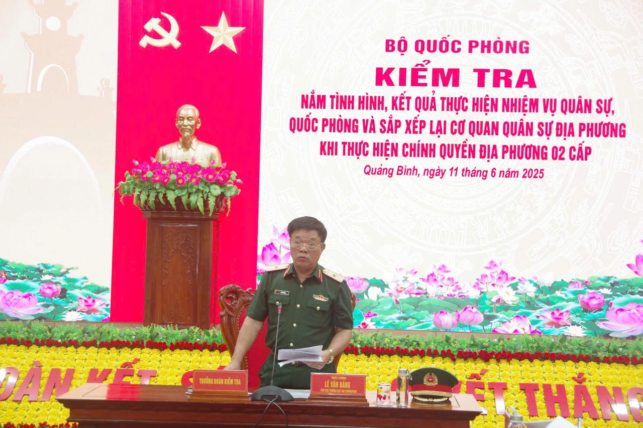 Tạo sự đồng thuận, thống nhất cao khi thực hiện sáp nhập Bộ CHQS tỉnh Quảng Bình và Quảng Trị