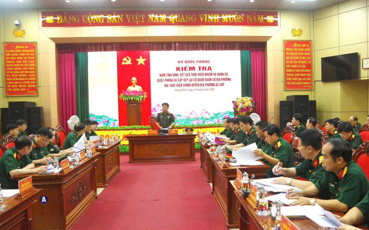 Tạo sự đồng thuận, thống nhất cao khi thực hiện sáp nhập Bộ CHQS tỉnh Quảng Bình và Quảng Trị