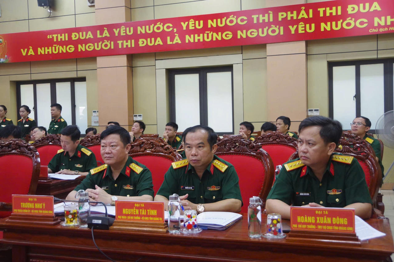 Tạo sự đồng thuận, thống nhất cao khi thực hiện sáp nhập Bộ CHQS tỉnh Quảng Bình và Quảng Trị