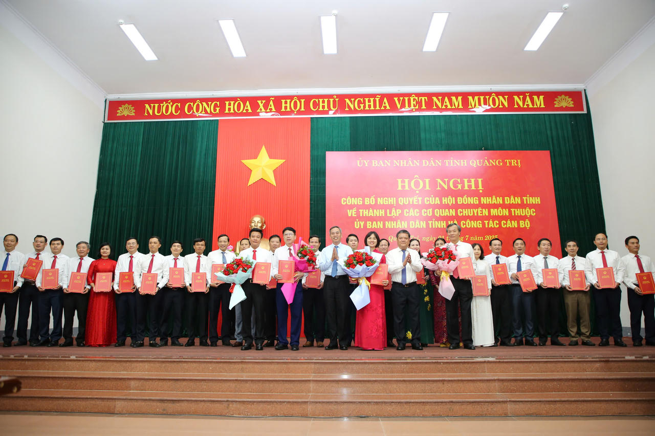 Ông Trần Chí Tiến giữ chức Giám đốc Sở Tư pháp tỉnh Quảng Trị sau hợp nhất