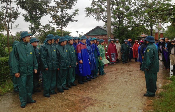 Diễn tập phòng, chống thiên tai ở Quảng Trị