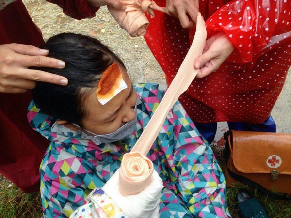 Diễn tập phòng, chống thiên tai ở Quảng Trị