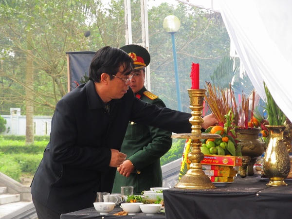 Quảng Trị truy điệu và an táng 40 hài cốt liệt sỹ 