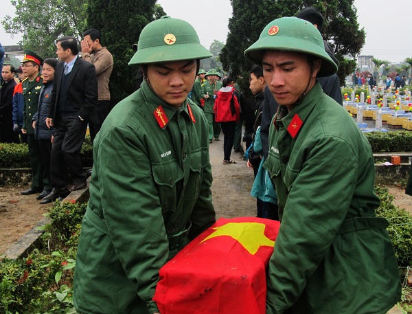 Quảng Trị truy điệu và an táng 40 hài cốt liệt sỹ 