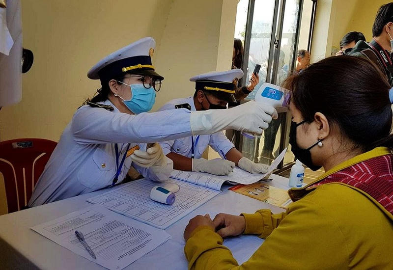 Quảng Trị: Diễn tập đối phó tình huống khách nhập cảnh nghi nhiễm nCoV