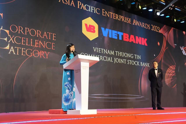 Vietbank nhận giải thưởng Doanh nghiệp xuất sắc châu Á 2023 