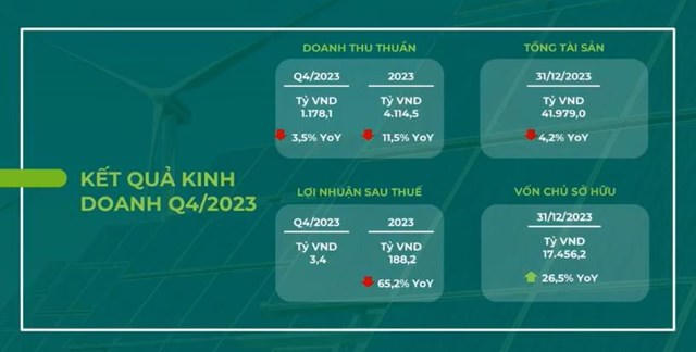 Bamboo Capital (BCG) ước đạt 1.000 tỷ đồng doanh thu trong quý I/2024 