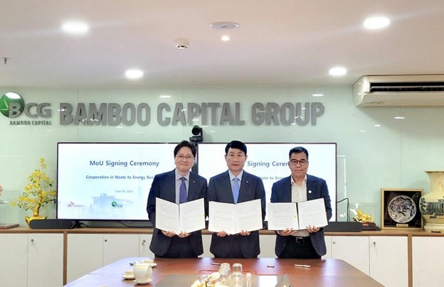 Bamboo Capital hợp tác với chaebol Hàn Quốc và SLC đầu tư điện rác và các giải pháp xử lý rác thải