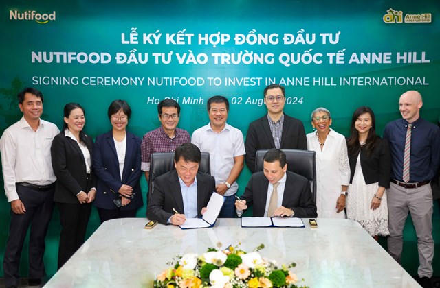 Nutifood đầu tư vào giáo dục quốc tế