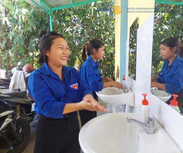 Rotary Club of Da Nang chung tay nâng cấp và xây mới khu nội trú của trường THPT Hiệp Đức