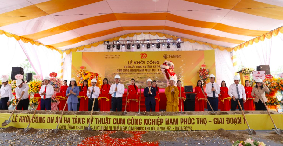 T&T Group khởi công Cụm công nghiệp lớn nhất Hà Nội