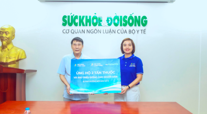 FPT Long Châu điều động nhanh 10 tấn thuốc, phối hợp với các đơn vị hỗ trợ người dân vùng bão lũ