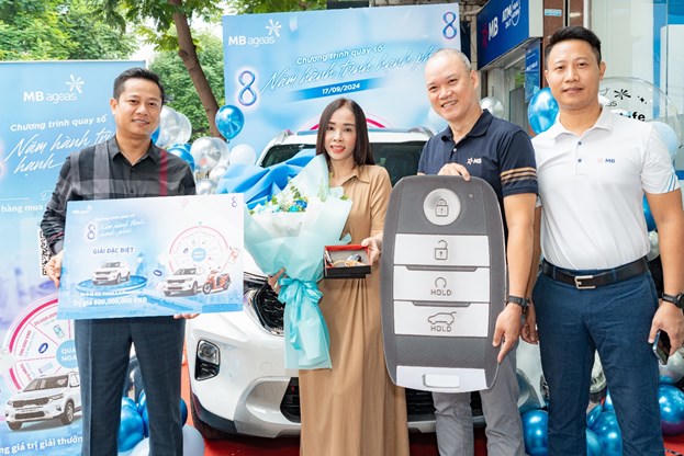 Chương trình quay số mừng sinh nhật của MB Ageas Life tiếp tục 'gọi tên' những khách hàng may mắn