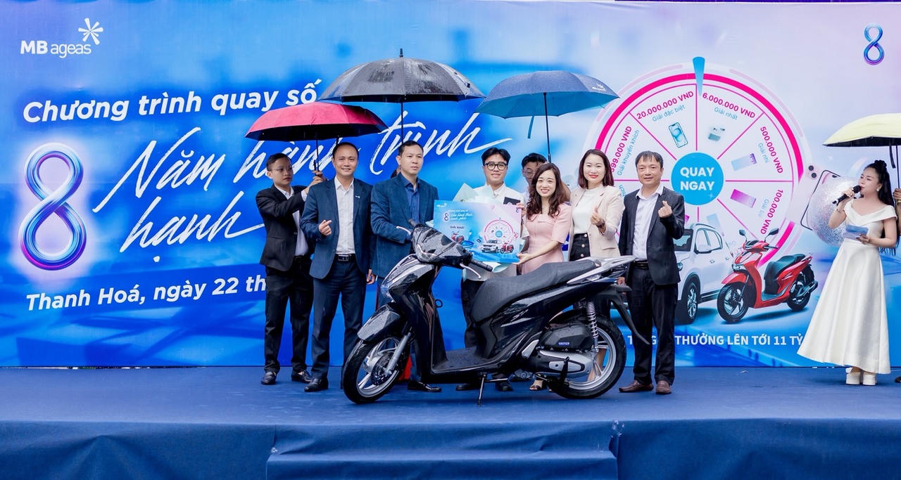 Chương trình quay số mừng sinh nhật của MB Ageas Life tiếp tục 'gọi tên' những khách hàng may mắn