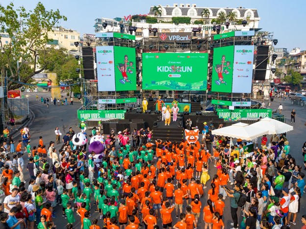 Bùng nổ đường đua Mastercard Kids Run 2024