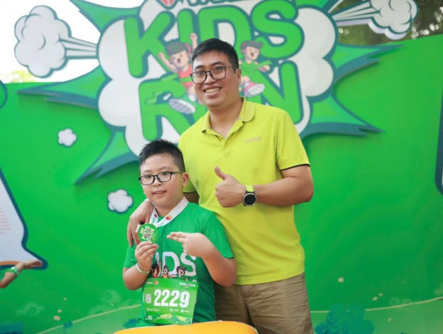 Bùng nổ đường đua Mastercard Kids Run 2024