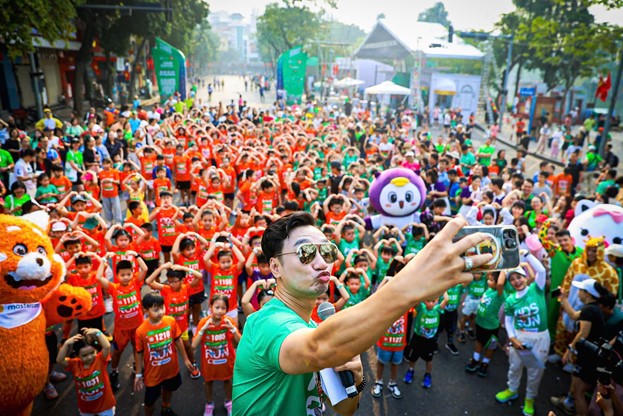 Bùng nổ đường đua Mastercard Kids Run 2024