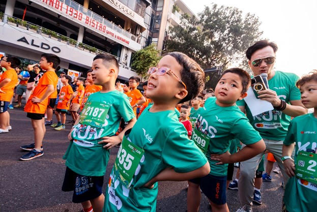 Bùng nổ đường đua Mastercard Kids Run 2024
