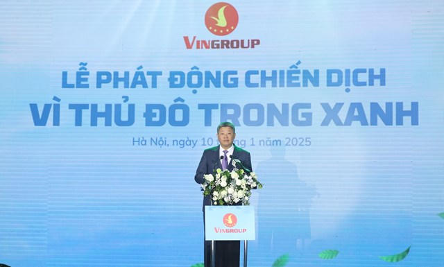 Vingroup phát động chiến dịch 'Vì Thủ đô trong xanh' - Kêu gọi người dân chung tay giảm phát thải