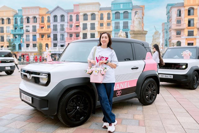 Hội chị em nô nức 'check in' cùng dàn VinFast VF 3, sẵn sàng tranh tài cuộc thi độc bản