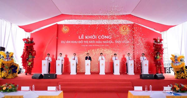 Vingroup khởi công dự án Vinhomes Green City tại Long An