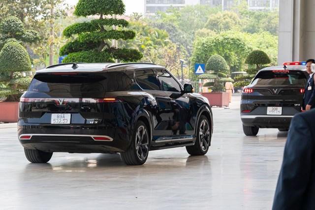 Cận cảnh dàn xe điện đưa đón khách VIP tại Hội nghị Thượng đỉnh P4G