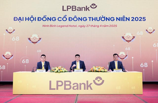 ĐHĐCĐ 2025: LPBank (LPB) trình cổ đông kế hoạch lãi tăng 22%, chia cổ tức 25% tiền mặt