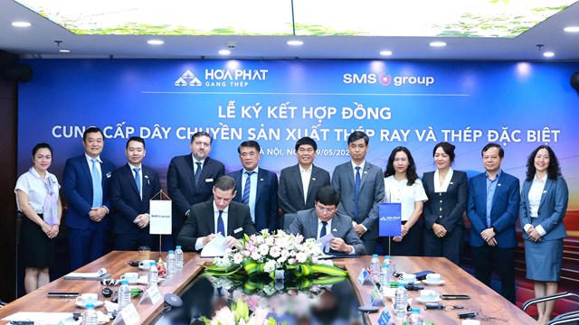 Hòa Phát trở thành doanh nghiệp duy nhất ở Đông Nam Á sản xuất ray tàu cao tốc