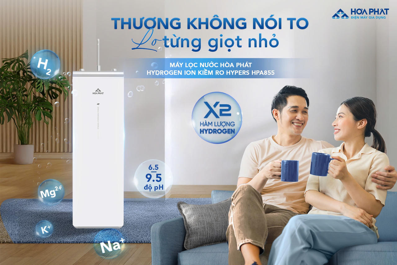 Hòa Phát trình làng dòng máy lọc nước hoàn toàn mới