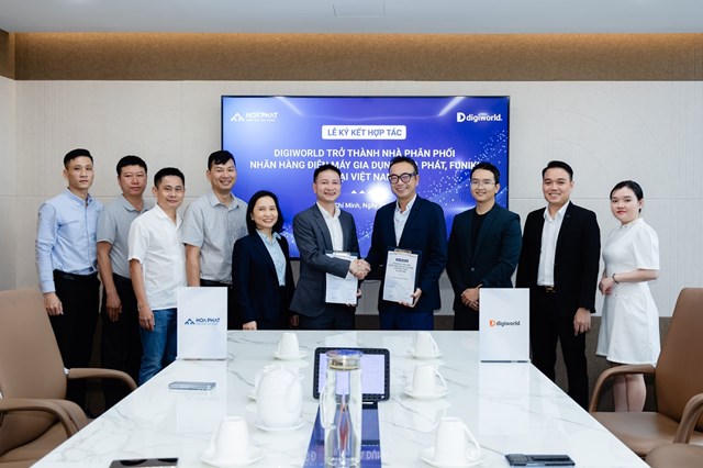 Hòa Phát và Digiworld hợp tác phân phối các sản phẩm điện máy gia dụng trên toàn quốc