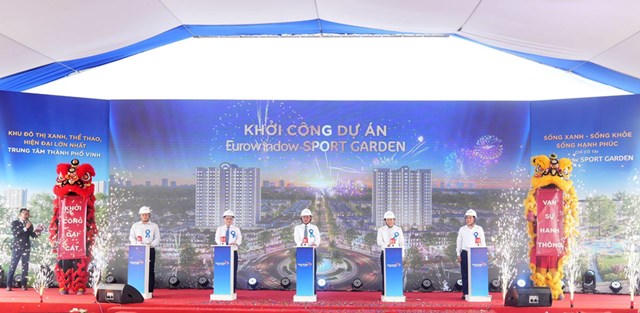 Chính thức khởi công Eurowindow Sport Garden - khu đô thị xanh, thể thao, hiện đại lớn nhất trung tâm thành phố Vinh