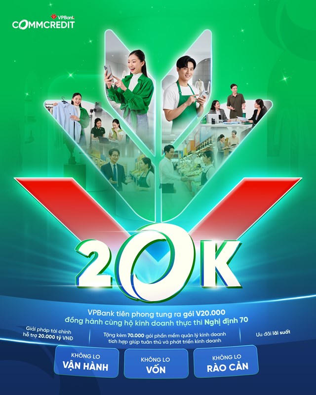 Biến thách thức thành cơ hội nhờ gói giải pháp tài chính V20000 từ VPBank